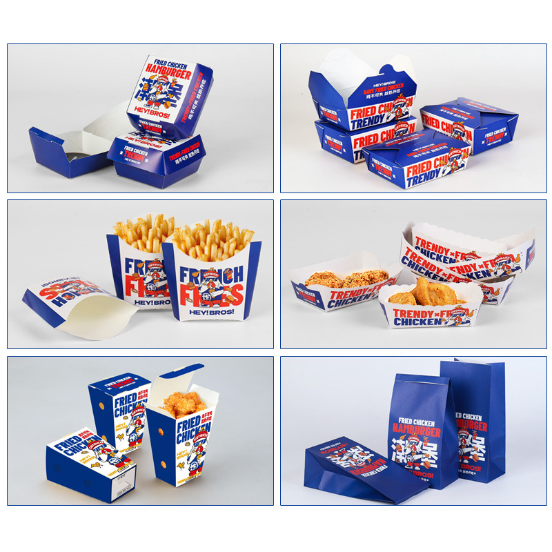 防油紙盒漢堡盒烤雞盒